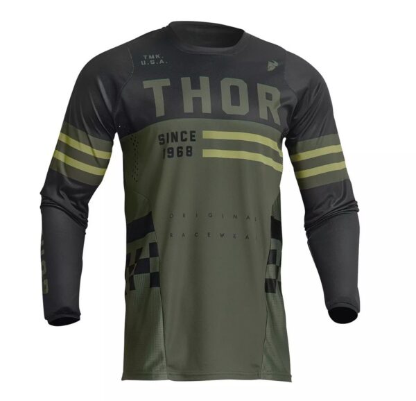 Dres Thor Pulse Combat cross enduro dres zelená
