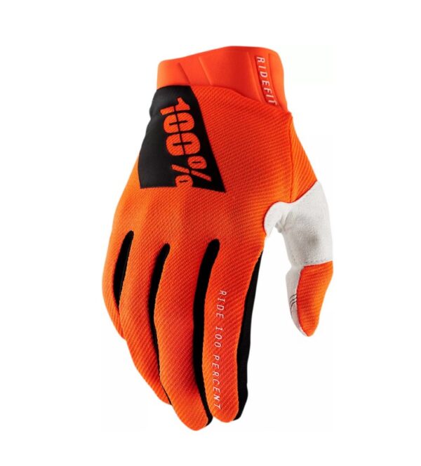 Rukavice na motorku 100% Procent Ridefit barva fluo oranžová