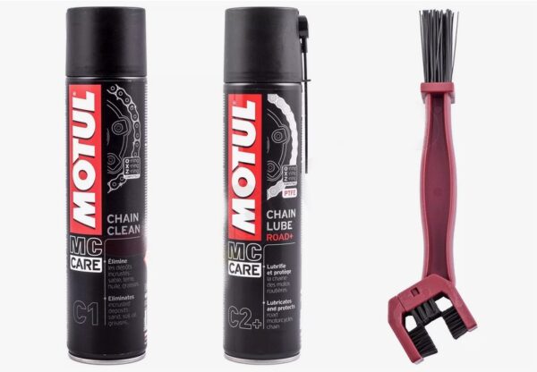 Sada na údržbu řetězu Motul C1 C2+ Kartáč na Sur-ron talaria sting