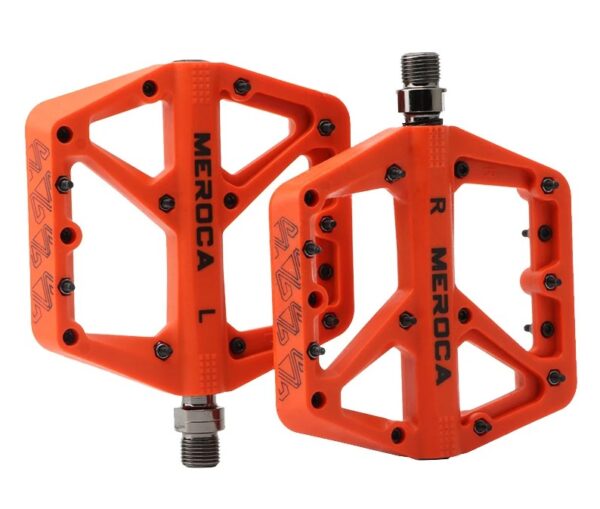 Pedály MTB plastové Meroca oranžové 1